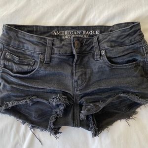 Black American Eagle shorty shorts